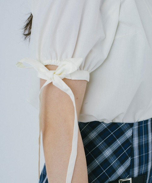 ちび襟 半袖ブラウス TINA：JOJUN（シャツ/ブラウス）｜TINA：JOJUN（ティーナジョジュン）