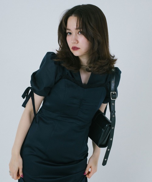 ちび襟 半袖ブラウス TINA：JOJUN（シャツ/ブラウス）｜TINA：JOJUN（ティーナジョジュン）