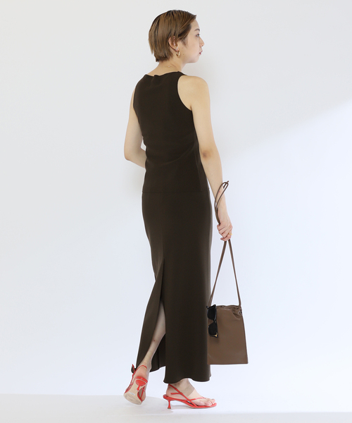 VERMEIL par iena(ヴェルメイユパーイエナ)の「【BIRROT/ビロット】H LONG SKIRT(スカート・レディース・ブラウン/レッド・X-SMALL)」の13枚目の写真