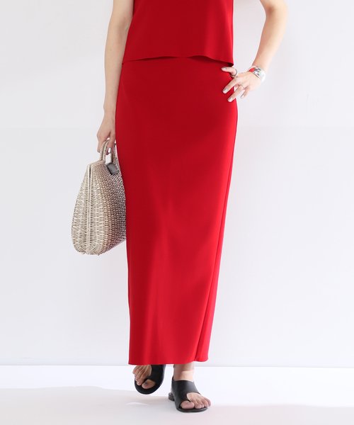 VERMEIL par iena(ヴェルメイユパーイエナ)の「【BIRROT/ビロット】H LONG SKIRT(スカート・レディース・ブラウン/レッド・X-SMALL)」の18枚目の写真