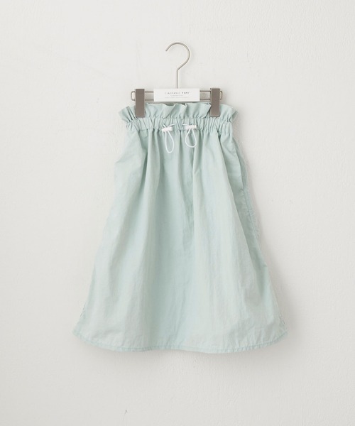 CIAOPANIC TYPY（チャオパニックティピー）の「【KIDS】ナイロンドロストウエストギャザーロングスカート（スカート・キッズ・サックスブルー/ブラック/ホワイト・L/S/XL/M/XXL）」の9枚目の写真