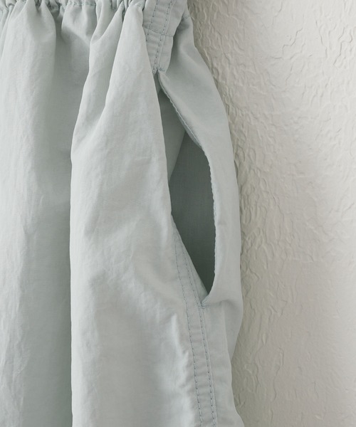 CIAOPANIC TYPY（チャオパニックティピー）の「【KIDS】ナイロンドロストウエストギャザーロングスカート（スカート・キッズ・サックスブルー/ブラック/ホワイト・L/S/XL/M/XXL）」の12枚目の写真