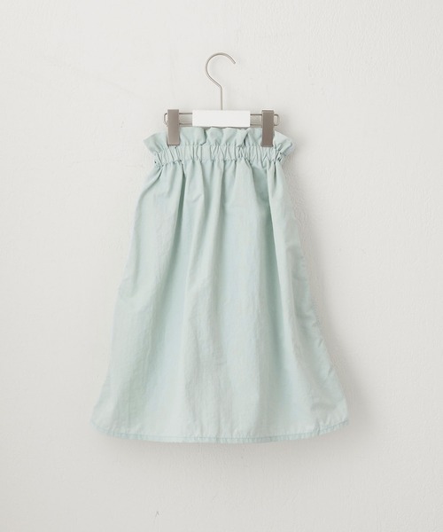 CIAOPANIC TYPY（チャオパニックティピー）の「【KIDS】ナイロンドロストウエストギャザーロングスカート（スカート・キッズ・サックスブルー/ブラック/ホワイト・L/S/XL/M/XXL）」の13枚目の写真