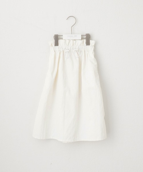 CIAOPANIC TYPY（チャオパニックティピー）の「【KIDS】ナイロンドロストウエストギャザーロングスカート（スカート・キッズ・サックスブルー/ブラック/ホワイト・L/S/XL/M/XXL）」の7枚目の写真