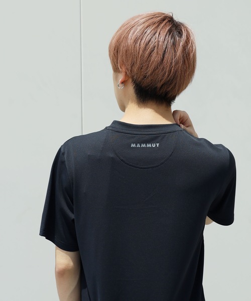 Mammut(マムート)の「MAMMUT/マムート Essential T-Shirt AF Men ワンポイントロゴ Tシャツ(Tシャツ/カットソー・メンズ・ブラック系2/ネイビー/ブラック系1/ホワイト/ネイビー系2・XL/L/M)」の7枚目の写真