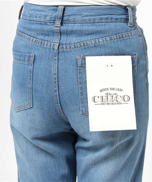 Chico（チコ）の「バギーパンツ（デニムパンツ・レディース・ブルー/ネイビー・MEDIUM/SMALL）」の8枚目の写真