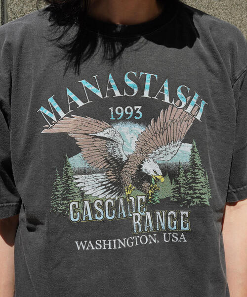 tシャツ GOOD ROCK SPEED×MANASTASH(グッドロックスピード×マナスタッシュ)　別注 レコードコラボTシャツ「メンズ・ウィメンズ GOOD ROCK SPEED tシャツ SPEED×MANASTASH(グッドロックスピード