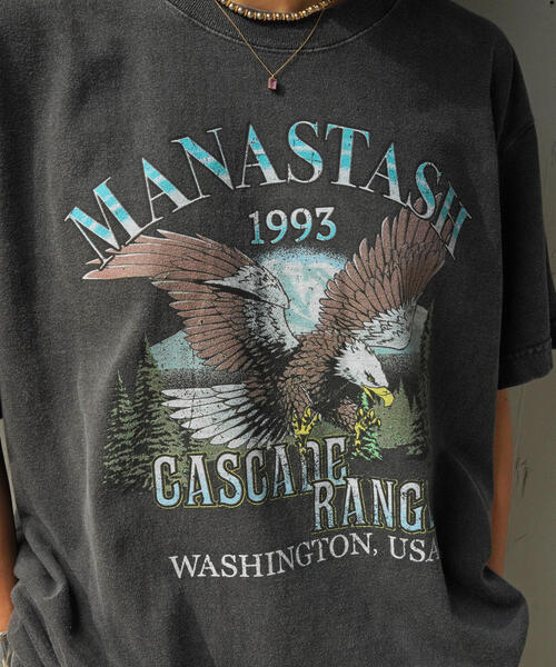 tシャツ GOOD ROCK SPEED×MANASTASH(グッドロックスピード×マナスタッシュ)　別注 レコードコラボTシャツ「メンズ・ウィメンズ GOOD ROCK SPEED tシャツ SPEED×MANASTASH(グッドロックスピード