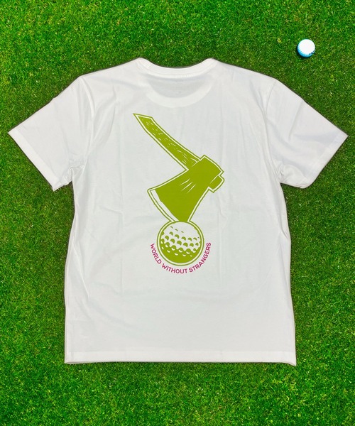 GIORDANO（ジョルダーノ）の「[ GIORDANO ] GOLFDOORグラフィックTシャツ（Tシャツ/カットソー・レディース・ホワイト・LARGE/MEDIUM/X-LARGE）」の3枚目の写真