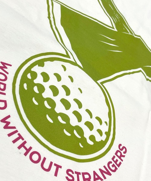 GIORDANO（ジョルダーノ）の「[ GIORDANO ] GOLFDOORグラフィックTシャツ（Tシャツ/カットソー・レディース・ホワイト・LARGE/MEDIUM/X-LARGE）」の6枚目の写真