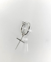 THE MILES（ザ マイルズ）の「GODSIZE ゴッドサイズ THIN HOOP with CROSS / シンフープピアスウィズクロス（ピアス（片耳用））」