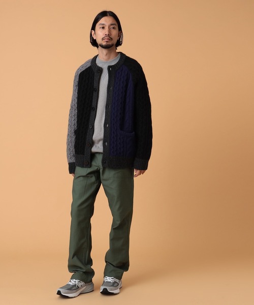 BEAMS LIGHTS(ビームスライツ)の「BEAMS LIGHTS / モンゴルウール ケーブル カーディガン 2023(カーディガン/ボレロ・メンズ・ブラック/ネイビー/その他・SMALL/MEDIUM/LARGE)」の20枚目の写真