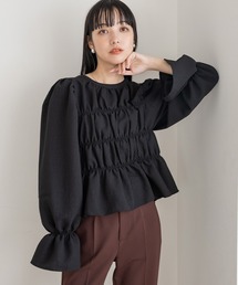 LOWRYS FARM | デニムシャーリングブラウスロングスリーブ　968606(シャツ/ブラウス)