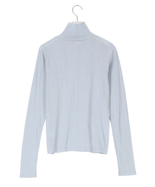 MILLER（ミラー）の「【MILLER for ADAM ET ROPE'】別注 TURTLE NECK TEE（Tシャツ/カットソー・レディース・オフホワイト/ラベンダー/ダークブラウン・FREE）」の11枚目の写真