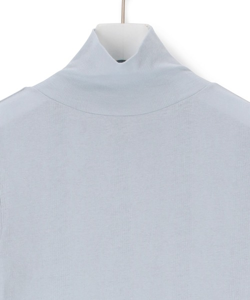 MILLER（ミラー）の「【MILLER for ADAM ET ROPE'】別注 TURTLE NECK TEE（Tシャツ/カットソー・レディース・オフホワイト/ラベンダー/ダークブラウン・FREE）」の12枚目の写真
