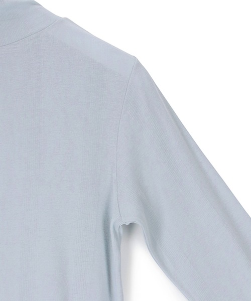 MILLER（ミラー）の「【MILLER for ADAM ET ROPE'】別注 TURTLE NECK TEE（Tシャツ/カットソー・レディース・オフホワイト/ラベンダー/ダークブラウン・FREE）」の13枚目の写真