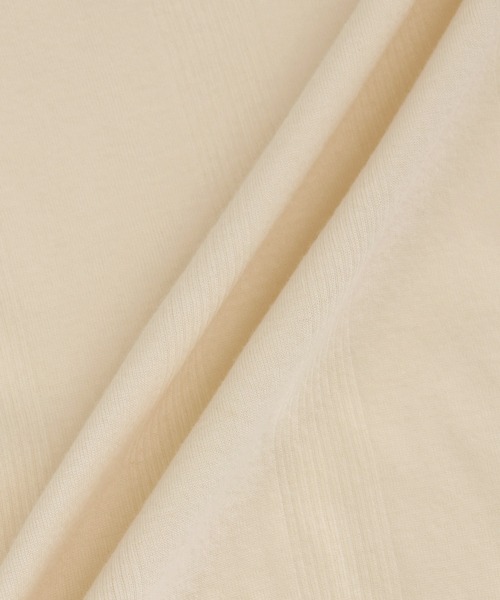 MILLER（ミラー）の「【MILLER for ADAM ET ROPE'】別注 TURTLE NECK TEE（Tシャツ/カットソー・レディース・オフホワイト/ラベンダー/ダークブラウン・FREE）」の19枚目の写真