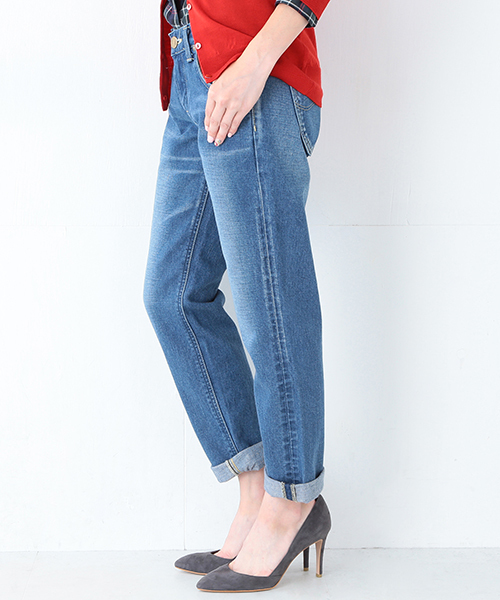 Lee(リー)の「Lee / スキニーデニム ブルー(デニムパンツ・レディース・ブルー・MEDIUM/X-SMALL/SMALL)」の1枚目の写真