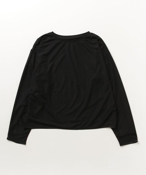 hunch（ハンチ）の「hunch シアー×２０TR天竺　レイヤードシアープルオーバー（Tシャツ/カットソー・レディース・ブラック/オフホワイト・FREE）」の17枚目の写真