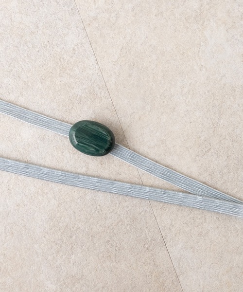 ゆかた館グレース（ユカタカングレース）の「帯飾り　beige & green（和装小物・レディース・サックスブルー系2/グレー系2/オレンジ系1/ホワイト系1/カーキ系1/カーキ系2/サックスブルー系1/ライトイエロー系1/グレー系1/ライトイエロー系2/ホワイト系2/オレンジ系2/ブラック系1/ブラック系2/イエロー系1/イエロー系2・FREE）」の10枚目の写真