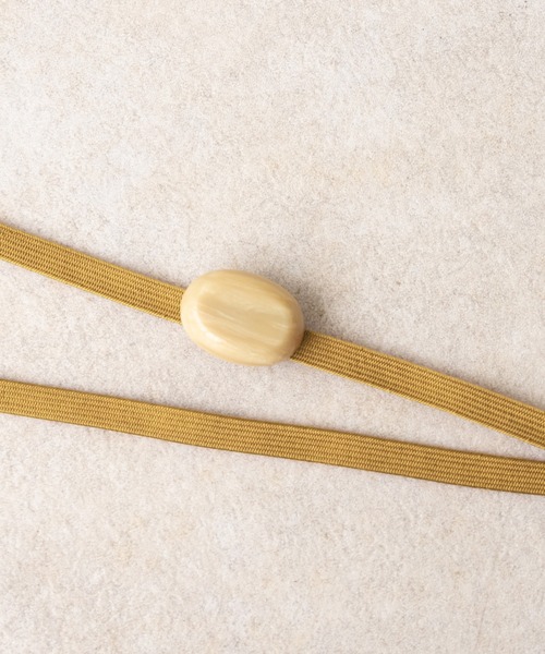 ゆかた館グレース（ユカタカングレース）の「帯飾り　beige & green（和装小物・レディース・サックスブルー系2/グレー系2/オレンジ系1/ホワイト系1/カーキ系1/カーキ系2/サックスブルー系1/ライトイエロー系1/グレー系1/ライトイエロー系2/ホワイト系2/オレンジ系2/ブラック系1/ブラック系2/イエロー系1/イエロー系2・FREE）」の11枚目の写真