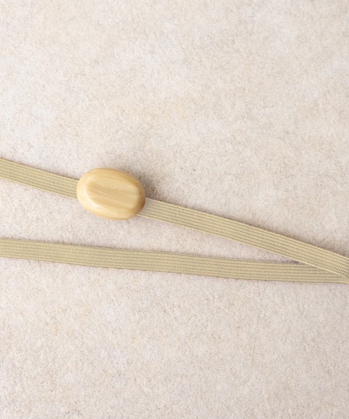 ゆかた館グレース（ユカタカングレース）の「帯飾り　beige & green（和装小物・レディース・サックスブルー系2/グレー系2/オレンジ系1/ホワイト系1/カーキ系1/カーキ系2/サックスブルー系1/ライトイエロー系1/グレー系1/ライトイエロー系2/ホワイト系2/オレンジ系2/ブラック系1/ブラック系2/イエロー系1/イエロー系2・FREE）」の13枚目の写真