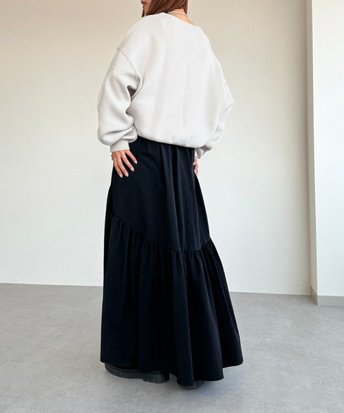 apres jour mignon(アプレジュールミニョン)の「スウェットライクニット【ZOZOTOWN限定アイテム】(ニット/セーター・レディース・レッド/ブルー/グレー/ブラック/グリーン/アイボリー/スミクロ・フリー/X-LARGE)」の19枚目の写真