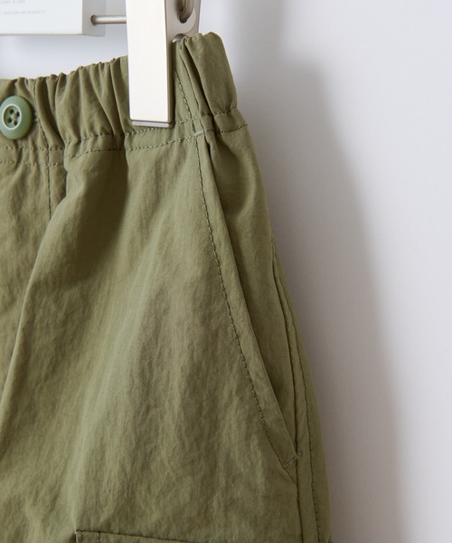 CIAOPANIC TYPY(チャオパニックティピー)の「【KIDS】【WEB限定】ナイロンカーゴパラシュートパンツ(カーゴパンツ・キッズ・アイボリー/ブラック/カーキ・S/M/L/XL/XXL)」の17枚目の写真