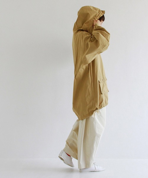 Crisp(クリスプ)の「コットンオーバーアノラックフーディー(マウンテンパーカー・レディース・カーキ/オリーブ・FREE)」の16枚目の写真