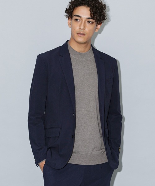 NANO universe（ナノユニバース）の「｢Damerino｣ スーパーストレッチトリコット セットアップ / ジャケット＆パンツ（セットアップ・メンズ・ブラック/ネイビー/ベージュ・S/M/L/XL）」の11枚目の写真