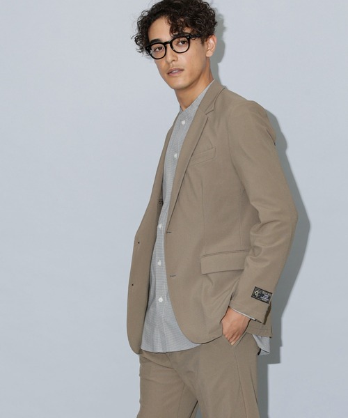 NANO universe（ナノユニバース）の「｢Damerino｣ スーパーストレッチトリコット セットアップ / ジャケット＆パンツ（セットアップ・メンズ・ブラック/ネイビー/ベージュ・S/M/L/XL）」の18枚目の写真