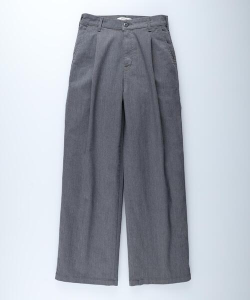 SOMETHING(サムシング)の「SOMETHING(サムシング)チノタックトラウザー(その他パンツ・レディース・グレー・M/S/XS)」の22枚目の写真