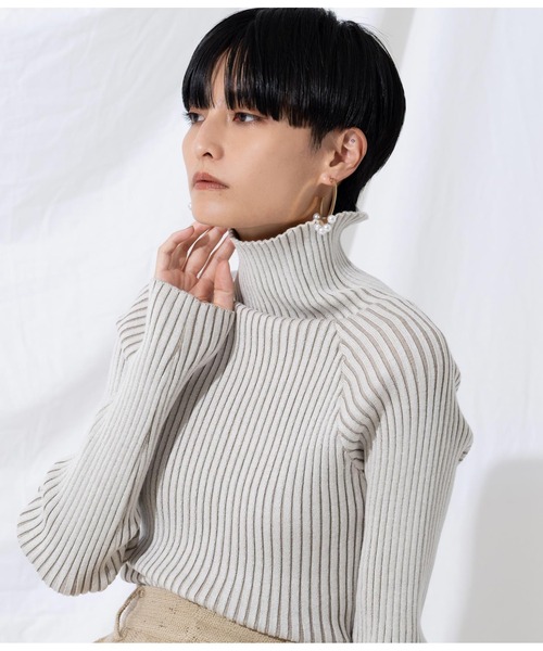 Settimissimo(セッティミッシモ)の「ITALYパール付ゴールド/シルバーサークルピアス(ピアス(両耳用)・レディース・ゴールド/シルバー・FREE)」の7枚目の写真