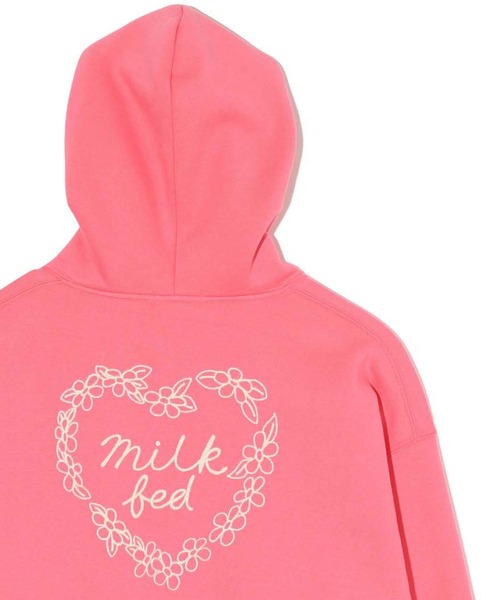 MILKFED.（ミルクフェド）の「WREATH SWEAT HOODIE（パーカー・レディース・グリーン/オートミール/ピンク・M/L）」の22枚目の写真