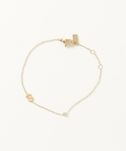 ebine(エビネ)の「金属アレルギー対応 サージカルステンレス Alphabet Zirconia Bracelet(ブレスレット・レディース・I/C/Y/H/E/M/S/J/K/F/N/T/D/R/A/W・FREE)」の21枚目の写真