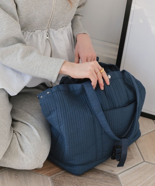 MAMADE】キルティングマザーズバッグ2way (トート＆ショルダー