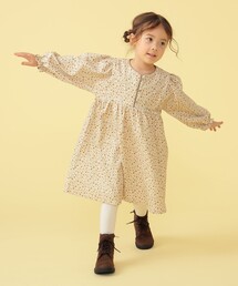 BEAMS mini（ビームスミニ）の「BEAMS mini / フラワー コーデュロイ ワンピース 23FW (90～150cm)（ワンピース・キッズ）」