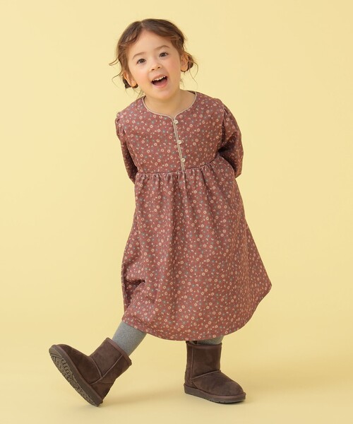 BEAMS mini(ビームスミニ)の「BEAMS mini / フラワー コーデュロイ ワンピース 23FW (90~150cm)(ワンピース・キッズ・レッド系その他2/サックスブルー/ホワイト系その他5・110/130/150/140/120/100/90)」の20枚目の写真