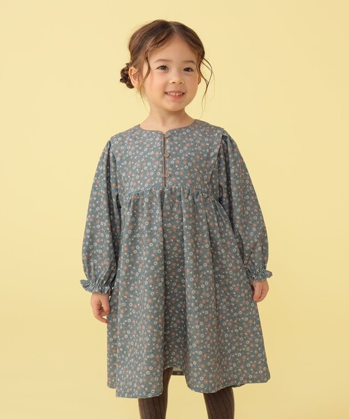 BEAMS mini(ビームスミニ)の「BEAMS mini / フラワー コーデュロイ ワンピース 23FW (90~150cm)(ワンピース・キッズ・レッド系その他2/サックスブルー/ホワイト系その他5・110/130/150/140/120/100/90)」の19枚目の写真