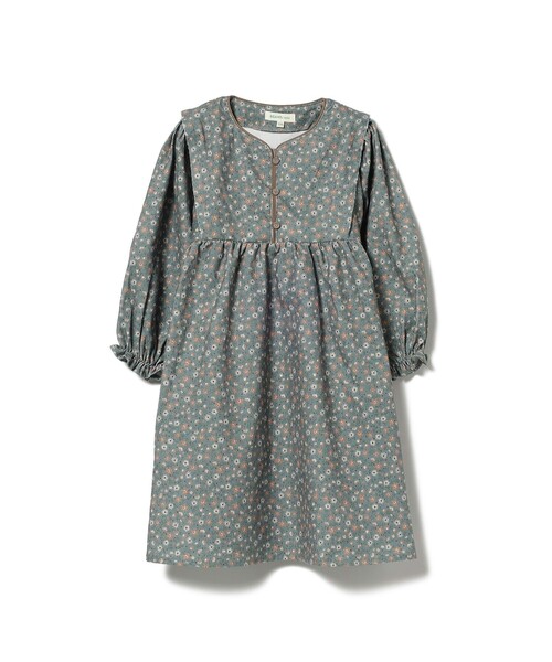 BEAMS mini(ビームスミニ)の「BEAMS mini / フラワー コーデュロイ ワンピース 23FW (90~150cm)(ワンピース・キッズ・レッド系その他2/サックスブルー/ホワイト系その他5・110/130/150/140/120/100/90)」の5枚目の写真