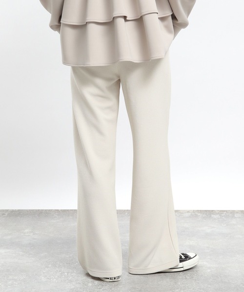 GLOBAL WORK Smile Seed Store(グローバルワーク スマイルシードストア)の「【WEB限定】フクレジャガードイージーパンツ/979831(その他パンツ・レディース・ネイビー/アイボリー/ブラック・LARGE/MEDIUM/X-LARGE/SMALL)」の9枚目の写真