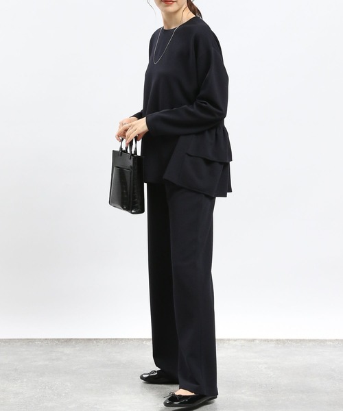 GLOBAL WORK Smile Seed Store(グローバルワーク スマイルシードストア)の「【WEB限定】フクレジャガードイージーパンツ/979831(その他パンツ・レディース・ネイビー/アイボリー/ブラック・LARGE/MEDIUM/X-LARGE/SMALL)」の16枚目の写真