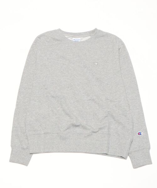 Champion（チャンピオン）の「チャンピオン  CREW NECK SWEATSHIRT_（スウェット・レディース・ピンク/グレー/ベージュ/コーラル/ブラウン・L/M）」の2枚目の写真