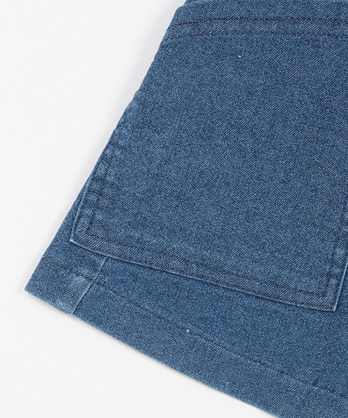 X-girl Stages（エックスガールステージス）の「マエファスナー台形スカート（スカート・キッズ・ライトブルー/ブラック/ネイビー・100cm/110cm/120cm/130cm/140cm/90cm）」の14枚目の写真