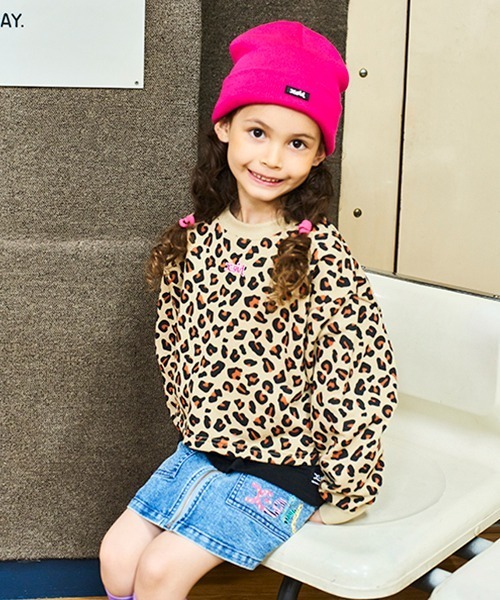 X-girl Stages（エックスガールステージス）の「マエファスナー台形スカート（スカート・キッズ・ライトブルー/ブラック/ネイビー・100cm/110cm/120cm/130cm/140cm/90cm）」の20枚目の写真