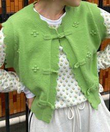 Alley by w closet | 【Alley】パール付チャイナボタンベスト(ベスト)