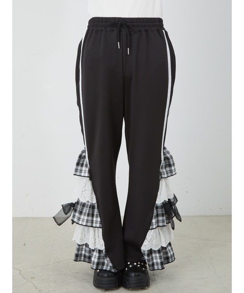 Jamieエーエヌケー リボンパットワークパンツ Jamie エーエヌケー（ジェイミーエーエヌケー）の「リボンパット