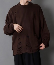 SITRY（シトリー）の「damage knit crew neck sweater/ダメージ ニット クルーネック セーター（ニット/セーター）」