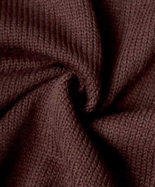 SITRY（シトリー）の「damage knit crew neck sweater/ダメージ ニット クルーネック セーター（ニット/セーター・メンズ・ブラウン/チャコールグレー/ブラック・M/L/XL）」の5枚目の写真