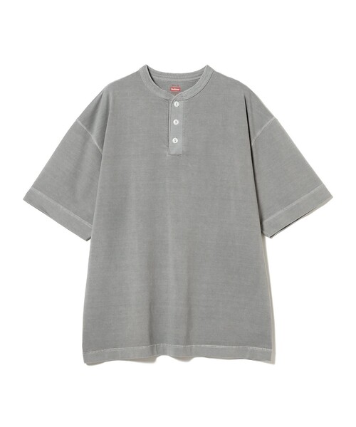 Healthknit（ヘルスニット）の「Healthknit × B:MING by BEAMS / 別注 ピグメント ヘンリーネック Tシャツ（Tシャツ/カットソー・メンズ・ピンク/ブラック系その他4・SMALL/X-LARGE/LARGE/MEDIUM）」の11枚目の写真